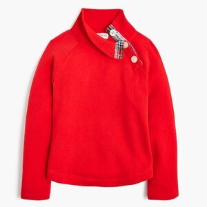 J crew Girls' button-neck pullover